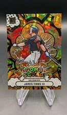 2025 Donruss James Tibbs III Bomb Squad Gold Ice #'d /10 RC #14