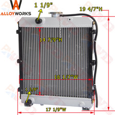 Tractor Radiator Fits Kubota D905 D1005 D1105 /vermeer Loader S600tx 1g976-72063
