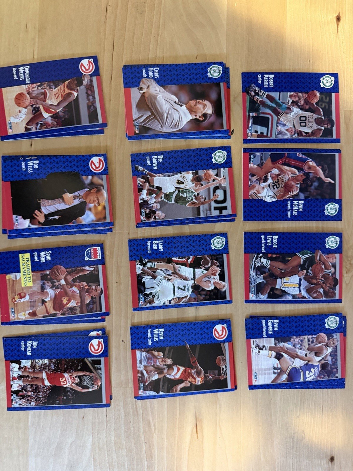 Fleer 1991-92 NBA Basketball (Pick Your Card #1-240)