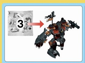 The LEGO Movie Metal Beard Figure -- (From LEGO Set 70807) (READ DESC)