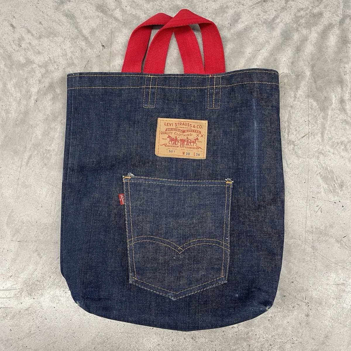 Vintage 70s Levi's 501 Now Designs San Fran Dark Wash Denim