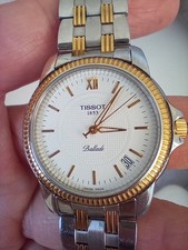 TISSOT Ballade Quartz Blue Dial Sapphire Crystal SS Wrist Watch ETA Movement Run