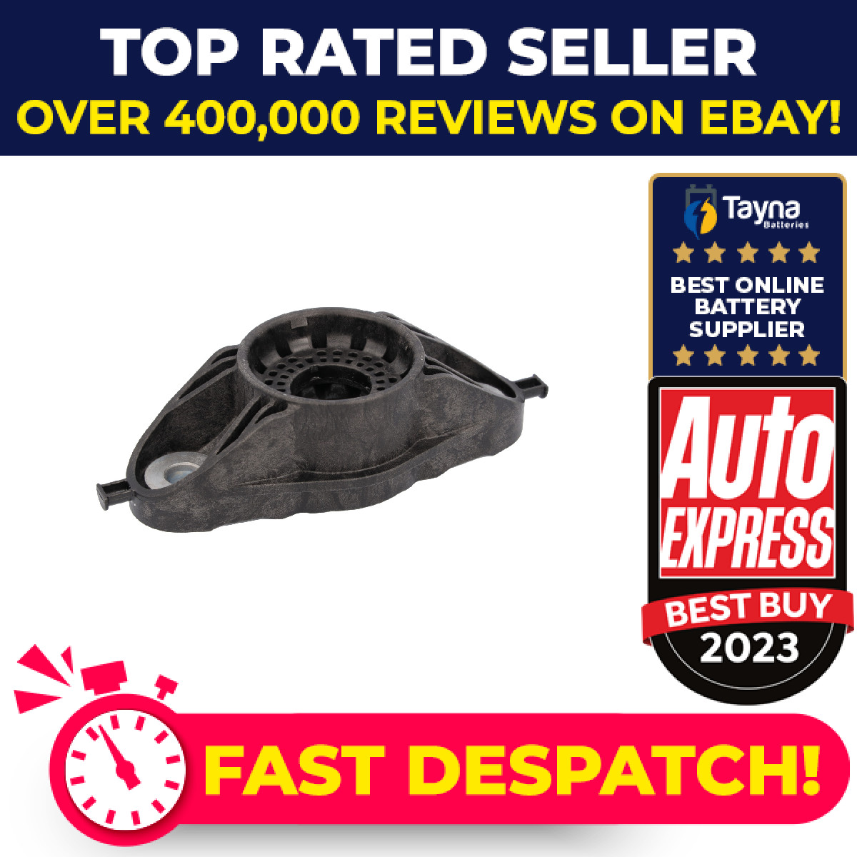 Top Strut Mounting fits DS DS3 CROSSBACK 1.2 Rear 2018 on 9824499480 9830169680