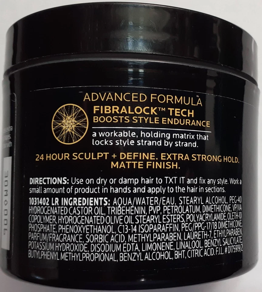Masilla L'Oreal TXT IT 02 Hyper-Fix sujeción extra fuerte 4 OZ (110 g) descontinuada Foto 2 de 3