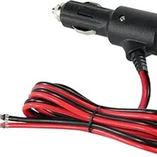 12Volt Replacement Cigarette Lighter Male Plug with Toggle Switch - 3FT 12V Fuse