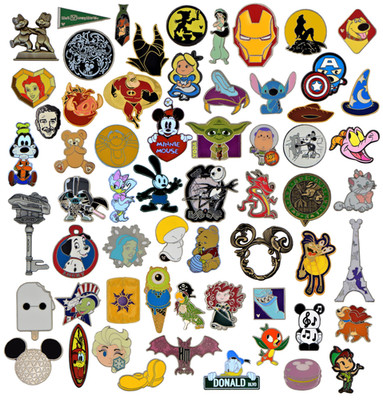 Disney Trading Pins Lot Assorted Pick Size 5-100 Starter Pin Bulk New No Doubles
