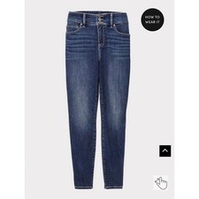 Torrid Super Stretch Jeggings 18S Cascade Blue High Rise Skinny Jeans