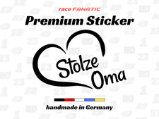 Stolze Oma Herz Aufkleber Familien Auto Vinyl Sticker