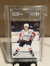 Ryan Leonard Young Guns TAG 8.5 NM MT+ 25-26 Upper Deck Series 1 #238