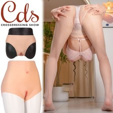 Silicone Fake Vagina Pants Hip Enhancer Transgender Panties For Crossdresser