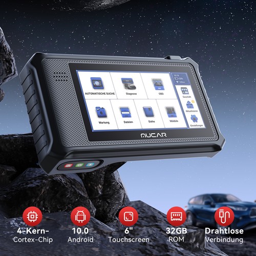 Dispositivo de diagnóstico profesional MUCAR VO6 escáner código clave automóvil All System 28 restablecimiento OBD2 - Imagen 8 de 9