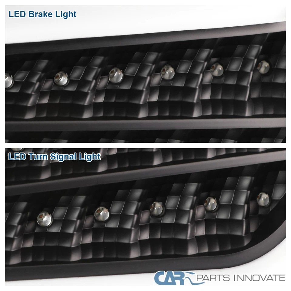 Black Fits 2011-2013 Scion tC LED Tube Tail Lights Brake Lamps Left+Right 11 12 - Image 4 of 4