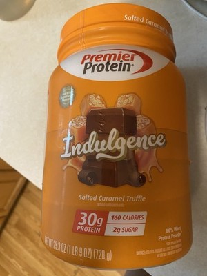 Premier Protein Powder Indulgence, Salted Caramel Truffle, 25.3 Oz / 17 Servings