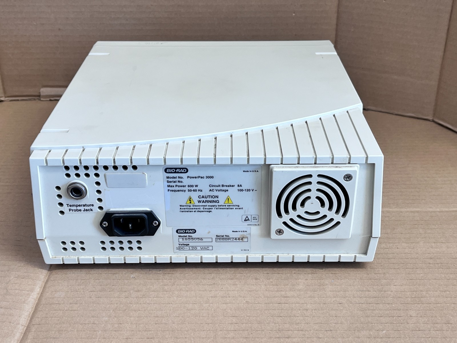 Bio-Rad PowerPac 3000 Electrophoresis Power Supply