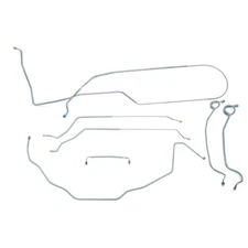 1971-72 Chevy Conv Chevelle Malibu Brake Line Set Manual Disc Lines Kit Tubes OE