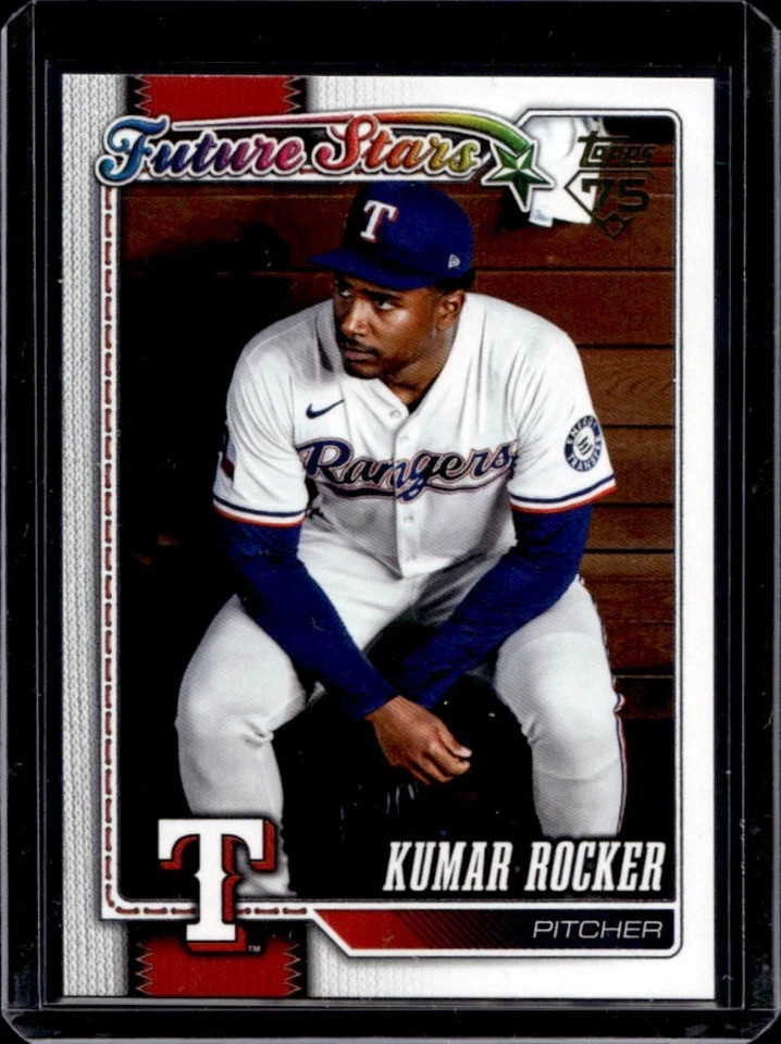 2026 Topps Kumar Rocker Golden Mirror Variation SSP Future Stars #336 Rangers