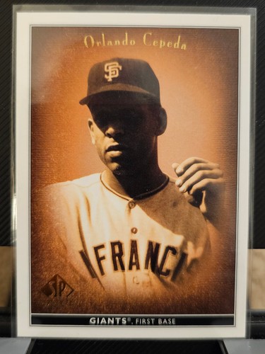 2002 SP Legendary Cuts Orlando Cepeda #38 card