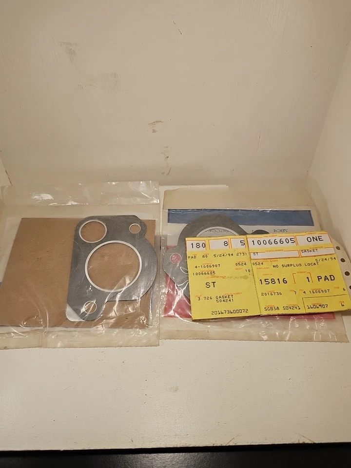 LOTE DE 2 GM 10066605 Junta de carrocería del acelerador de inyección de combustible Buick Chevrolet 1982-90 Foto 4 de 4