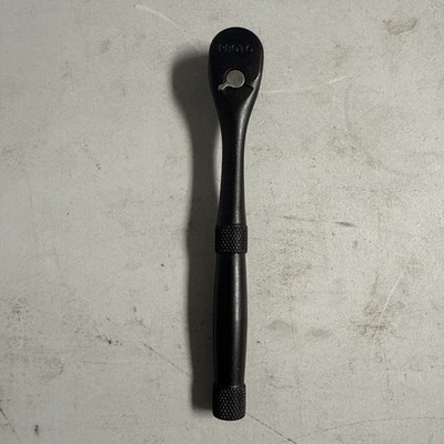 Stanley Proto J4749XLBL 1/4'' Drive Premium Pear Head Ratchet,5-11/16'',BLK Oxide