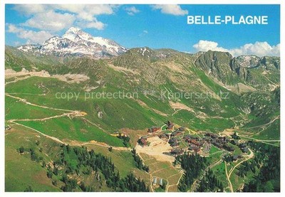 Belle-Plagne La Plagne ALBERTVILLE 73 Savoie La station et les glaciers Vue aeri