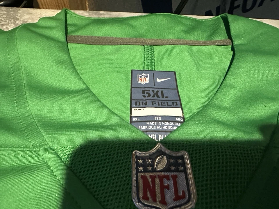 Camiseta verde Nike Brandon Graham Kelly 5XL EaglesThrowback nueva con etiquetas para hombre Foto 2 de 4