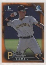 2016 Bowman Draft Chrome Picks Orange Refractor 21/25 Stephen Alemais 0c6