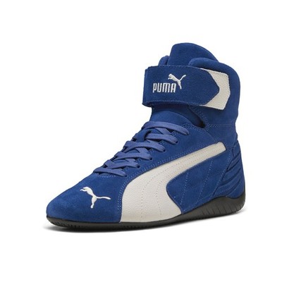 PUMA Speedcat Mid Lace Up Mens Blue Sneakers Casual Shoes