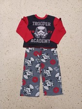 Star Wars Stormtrooper Trooper Academy Kids Sleepwear Pajama Set Size 6/7