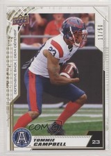 2020 Upper Deck CFL Gold 11/50 Tommie Campbell #196 l5j