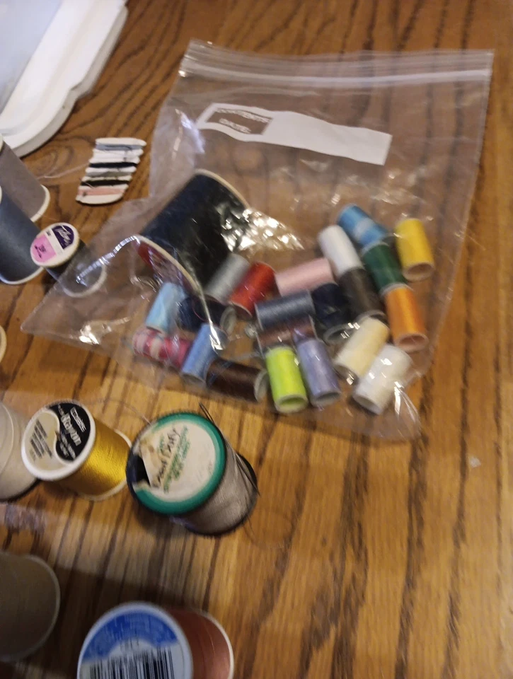 Sewing Thread Lot With Singer Needles - Image 2 of 4