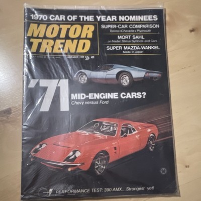 Motor Trend December 1969 Illustrated Car of the Year Super-Car Mazda-Wankel