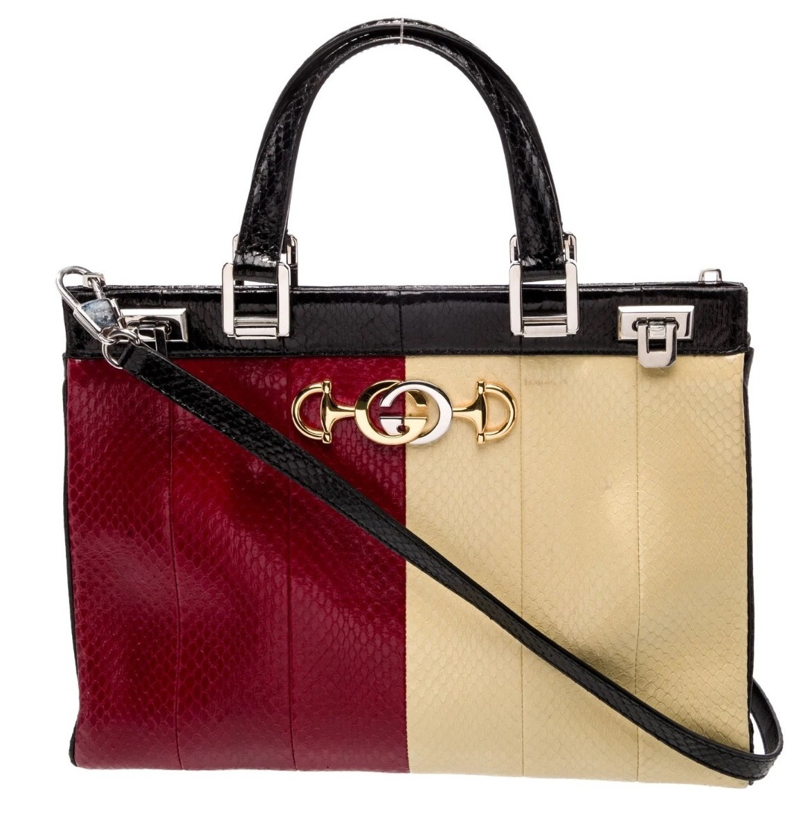 Gucci Zumi Python Snakeskin Handbag - image 2