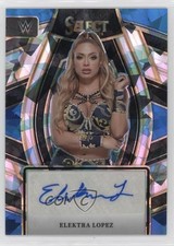 2024 Panini Select WWE Signature Selections Ice Prizm Elektra Lopez Auto 1o22