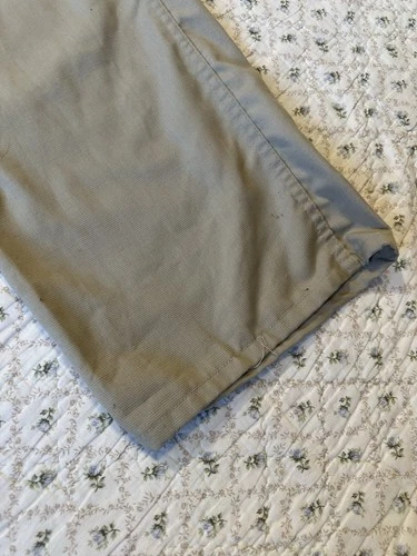 Vintage 80s Distressed Beige Coveralls Jumpsuit 40-42 USA Made Stains image 7