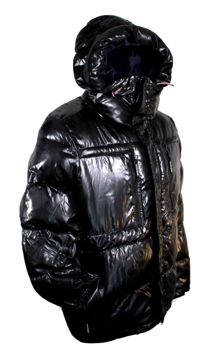 Metallic puffer jacket tommy hilfiger 2025