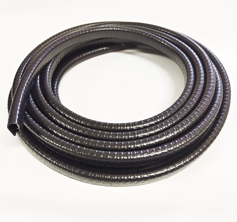 Protector de tira de sello de goma moldeado borde puerta coche en forma de U de 4 m Foto 3 de 4