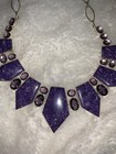 New Charoite & Sterling Silver Stunning Necklace  — photo 3