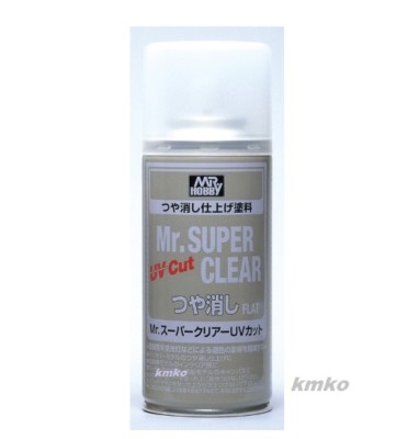 kmko Mr.Hobby B 523 Mr.S.Clear UV Cut Flat Spray Mattspray 170ml