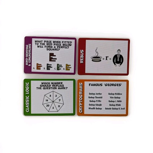 The ESCAPE ROOM Mystery Game FUN Cryptograms Conundrums Rebus Logic In Tin Box - Picture 6 of 8