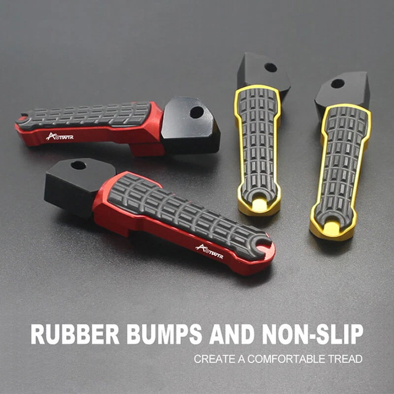 CNC Motorcycle Rear Foot Pegs Footrest Passenger Pedals For Yamaha All Model - Image 4 of 4