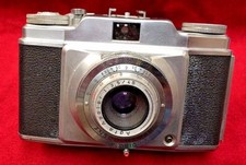 Vintage ANSCO MEMAR Camera; Agfa Apotar lens 1:3.5 45mm; original case broken