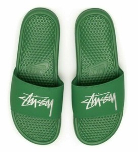 IN HAND Benassi x Stussy Slides Green IN HAND READY TO SHIP | eBay
