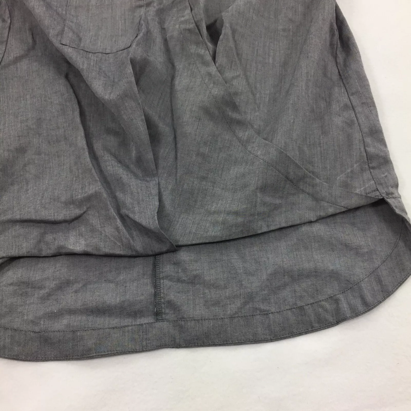 lole margot faux wrap casual shirt