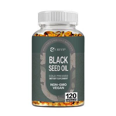 Black Seed Oil Capsules - Joint, Hair, Skin & Support Immune System Glowing Skin