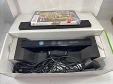 XBOX 360 Kinect Sensor Bundle With Kinect Adventures Game W/Box