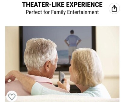 NEW ZVOX AccuVoice AV355 TV Speaker, Hearing Aid Technology LOW-PROFILE SOUNDBAR