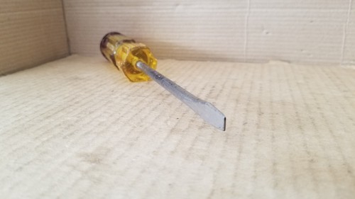 Vintage Fuller-306 Chrome Vanadium Flat/Slotted Red Top Screwdriver, VGC - Picture 21 of 21