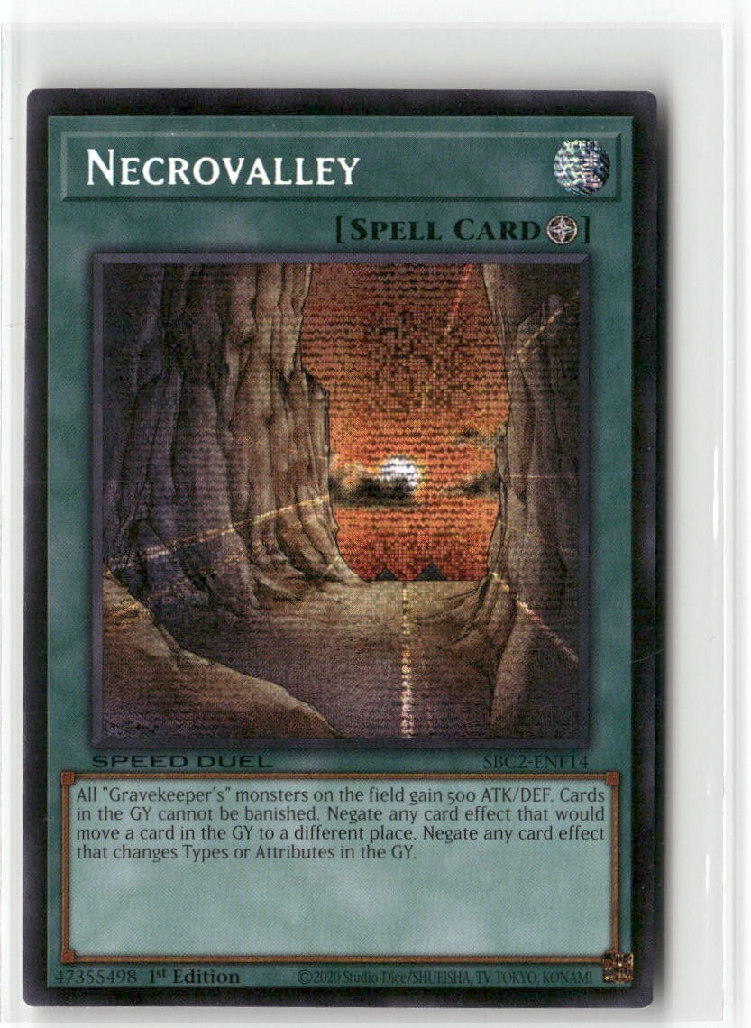 Yugioh Necrovalley SBC2-ENF14 Prismatic Secret Rare 1st Ed NM