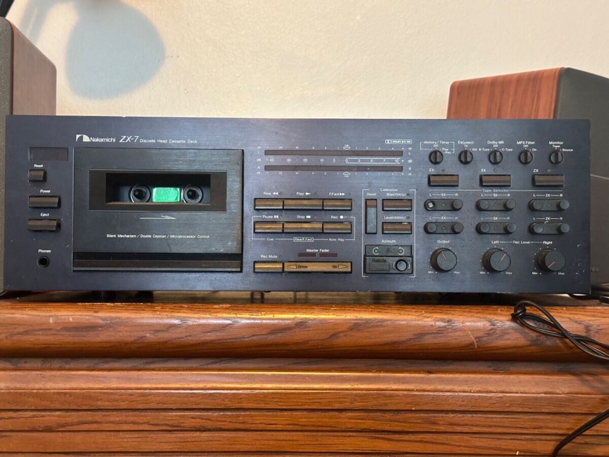 Nakamichi かため ナカミチ ZX-7 カセットデッキ おまけ付 Nakamichi かため ナカミチ ZX-7 カセットデッキ おまけ付