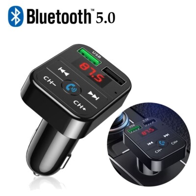 In-Car Bluetooth Hands Free MP3 Player/Phone to Radio FM Transmitter Modulator 2